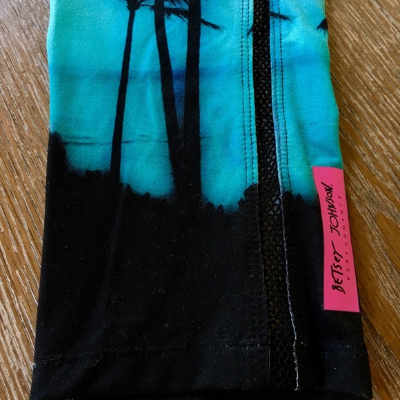 Betsey Johnson Exercise Capri Tropical Size S - Picture 4 of 8